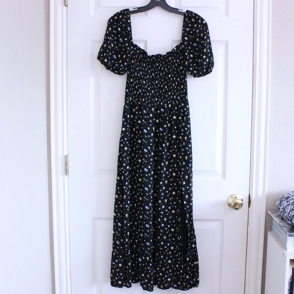 Reformation Meadow Ditsy Midi Dress in Posie - Picture 2 of 13